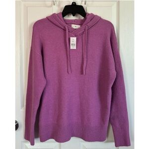 Lou & Grey Cowlneck Hooded Sweater